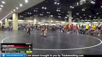 100 lbs Round 8 (10 Team) - Jillian Worthen, Iowa Pin-A-Sarus vs Maria Kruske, SD Heat