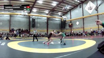 115 lbs Champ. Round 1 - Gabrielle Dominish, Perry HS vs Ladyn Hines, Barnesville HS