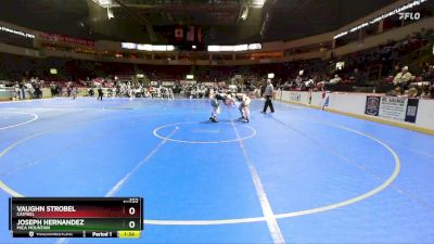 150 lbs Quarterfinal - Vaughn Strobel, Casteel vs Joseph Hernandez, Mica Mountain