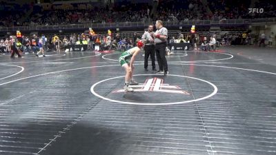 80 lbs Round Of 16 - Alyis Brown, Wissahickon vs Will DiPerna, Warwick