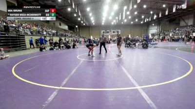 130 lbs Cons. Round 4 - Mia Bruns, Sand Springs vs Raygen Meza-mcdermott, Garden City