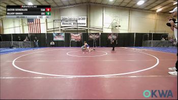 110 lbs Rr Rnd 1 - Jacob Gonzales, Team Worx Wrestling Club vs Elliot Grigg, Chickasha Youth Wrestling