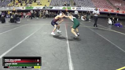 125 lbs Finals (2 Team) - Max Gallagher, Pennsylvania vs Logan Dean, Ohio