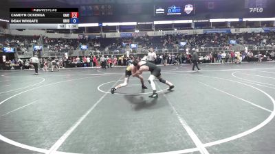 163 lbs Consi Of 4 - Camdyn Ockenga, Canton C-Hawks vs Dean Wingate, Ground Zero Wrestling