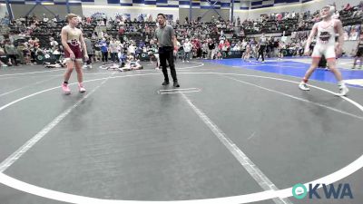 120 lbs Semifinal - Denver Wolf, Cowboy Wrestling Club vs Rowen Nichols, Rough Riders