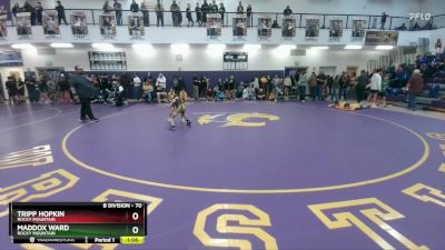 70 lbs Round 3 - Tripp Hopkin, Rocky Mountain vs Maddox Ward, Rocky Mountain