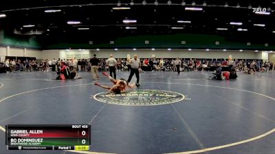 132 lbs 5th Place Match - Bo Dominguez, Brentwood Academy vs Gabriel Allen, Hoke County