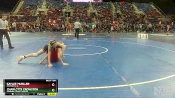 100 lbs Cons. Round 1 - Kaylee Mueller, Mayport C-G vs Charlotte Crowston, Pembina County North