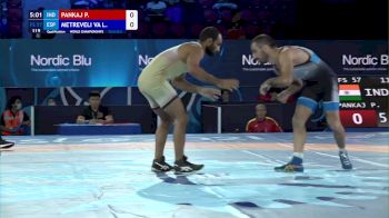 57 kg Qualif. - Pankaj Pankaj, India vs Levan  Metreveli Vartanov, Spain