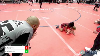 61 lbs Rr Rnd 3 - Scout Turner, Cowboy Wrestling Club vs Avy'ianna Wilson, Team Of Hard Knox