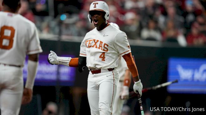 Watch: Porter Brown Hit Home Run In Texas Baseball Vs. Arkansas