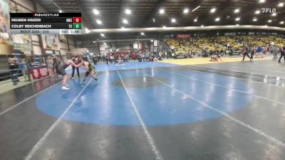 215 lbs Semifinal - Colby Reichenbach, Team Champs vs Reuben Kinzer, Broadus Wrestling Club
