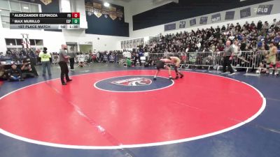 113 lbs 1st Place Match - Max Murillo, Esperanza vs Alekzander Espinoza, Palm Desert
