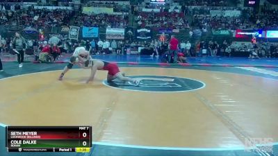 A - 205 lbs Quarterfinal - Cole Dalke, Ronan vs Seth Meyer, Lockwood (Billings)