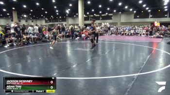 106 lbs Round 2 (6 Team) - Aidan Thai, BRAWL Black vs Jackson McGivney, Gulf Coast WC