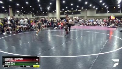 106 lbs Round 2 (6 Team) - Aidan Thai, BRAWL Black vs Jackson McGivney, Gulf Coast WC