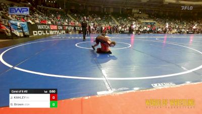 80 lbs Consi Of 8 #2 - JACK KAHLEY, Buffalo Valley vs Greyson Brown, Legacy Dragons