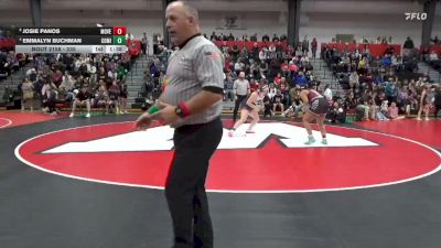 235 lbs Quarterfinal - Josie Panos, Mount Vernon vs Emmalyn Buchman, Colfax-Mingo