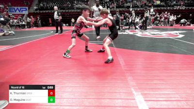 52 lbs Round Of 16 - Koen Thurman, Sperry Wrestling Club vs Dominic Maguire, Skiatook Youth Wrestling