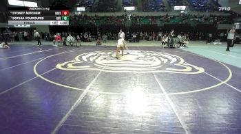 135 lbs Final - Sydney Mitchem, Goose Creek vs Sophia Voudouris, River Bluff