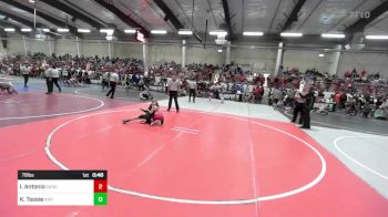 78 lbs Rr Rnd 3 - Iyana Antonio, Sargent vs Kayo Tsosie, Kirtland Broncos