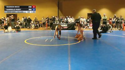 105 lbs 1st Place Match - Madison Rucci, Shore Thing Wrestling Club vs Gabrielle Ruedy, Duro