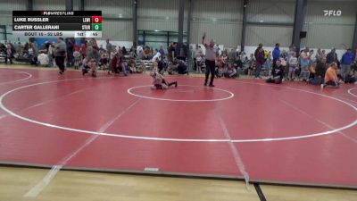 52 lbs Round Of 16 - Luke Russler, Lewistown vs Carter Gallerani, Sturgeon