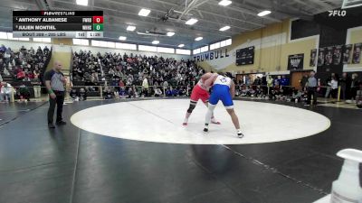285 lbs Semifinal - Anthony Albanese, Fairfield Warde vs Julien Montiel, West Haven