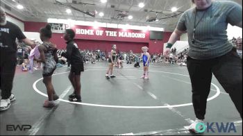 67 lbs Rr Rnd 3 - N`cyla Brown, OKC Saints Wrestling vs Raighan Pemberton, Newkirk Takedown Club