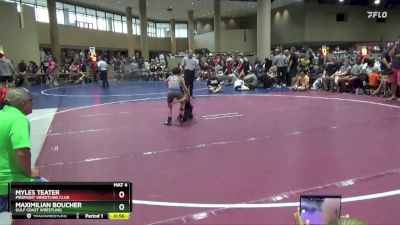 65 lbs Cons. Round 1 - Maximilian Boucher, Gulf Coast Wrestling vs Myles Teater, Piedmont Wrestling Club