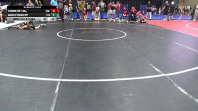65 lbs Quarterfinal - Kenneth Hall, New Castle vs John Fisher IV, Lehighton