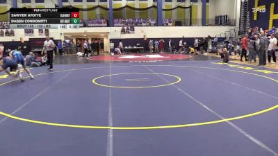 165 lbs Quarterfinal - Sawyer Ayotte, Clarion-Unattached vs Dagen Condomitti, Rutgers-Unattached