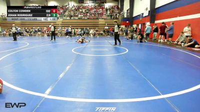 112 lbs Round Of 16 - Colton Cowden, Fort Gibson vs Johan Rodriguez, Edison Eagles Jr. High
