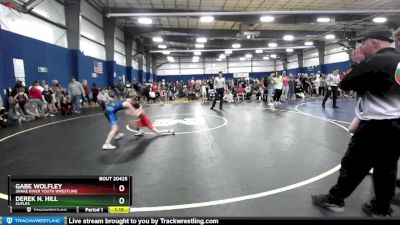 80 lbs Cons. Semi - Gabe Wolfley, Snake River Youth Wrestling vs Derek N. Hill, Suples