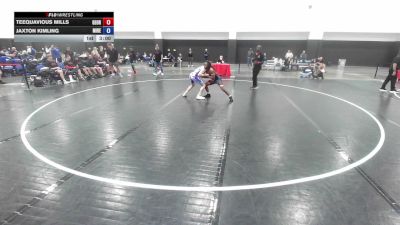 120 lbs Teequavious Mills, Georgia vs Jaxton Kimling, Team Michigan - Red