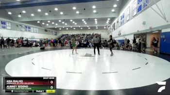 105 lbs Champ. Round 2 - Aubrey Sedeno, Thousand Oaks High School vs Asia Rialmo, Americana Jiu Jitsu Collective