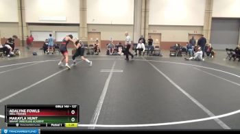 127 lbs Round 2 - Makayla Hunt, DeHart Wrestling Academy vs Adalyne Fowls, Well Trained