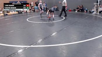 90 lbs Semifinal - Dalton Regehr, Sandpoint Legacy Wrestling Club vs Jude Zender, Team Real Life Wrestling