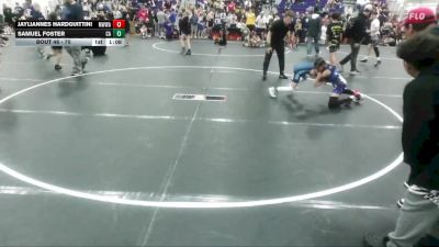 70 lbs Round 2 - Jayliannes Hardguittini, Mighty Warriors Wrestling Acad vs Samuel Foster, Combat Athletics