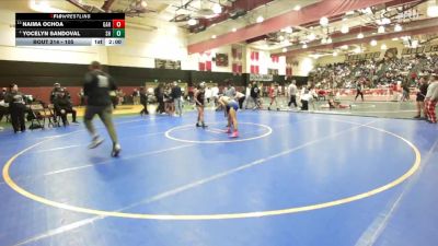 105 lbs Champ. Round 3 - Naima Ochoa, Gahr vs Yocelyn Sandoval, Shadow Hills