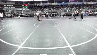 40 lbs Quarterfinal - Axl Monteith, Purler vs Dréko Florence, Niles Vikings Wc
