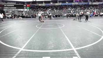 40 lbs Quarterfinal - Axl Monteith, Purler vs Dréko Florence, Niles Vikings Wc