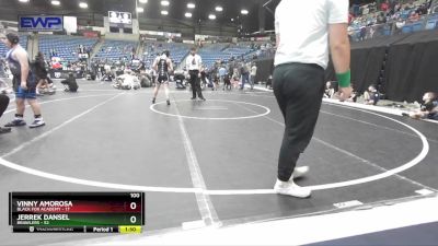 100 lbs Placement - Jerrek Dansel, Brawlers vs Vinny Amorosa, Black Fox Academy