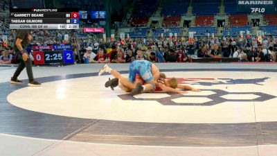 126 lbs Cons. Rd Of 64 - Garrett Beane, MO vs Taegan Gilmore, OH