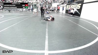 55 lbs Rr Rnd 1 - Luxton Sullivan, Cowboy Wrestling Club vs Messiah Gonzalez, Shelton Wrestling Academy
