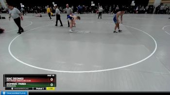 150 lbs Cons. Round 3 - Isac Deonigi, Mat Demon Wrestling Club vs Dominic Pardi, Minnesota