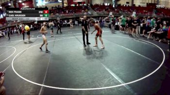 117 lbs Champ. Round 1 - Ben Frame, Sutherland Youth Wrestling Club vs Cael Krueger, Siouxland Wrestling Academy