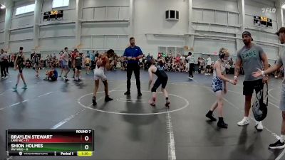 80 lbs Round 7 (8 Team) - Shion Holmes, WV Wild vs Braylen Stewart, Lake WC