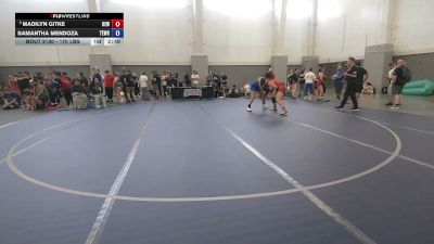 170 lbs Champ. Rd Of 16 - Madilyn Gitke, Betterman Elite Wrestling vs Samantha Mendoza, Temescal Wrestling