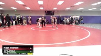190 lbs Champ. Round 2 - Anson Dickerson, Springfield vs Jay Eversole, Lakeway Christian Aca